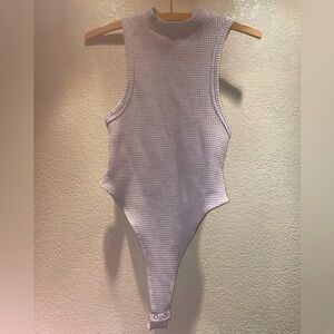 Forever 21 Grey Bodysuit Sleeveless Top Size Small